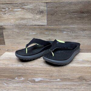 Vionic Restore Black Recovery Thong Sandal Women's Size 10